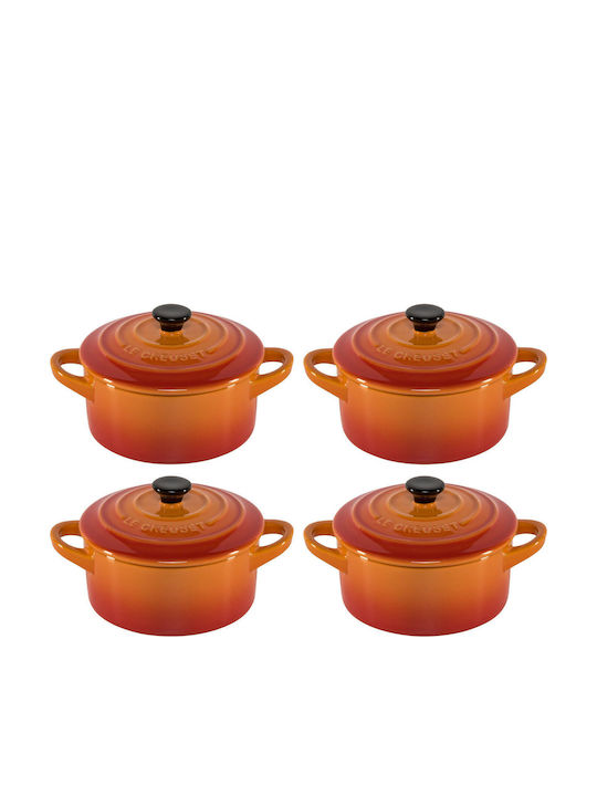 Le Creuset Ofenrot Cast Iron Pots Set 4 Pieces