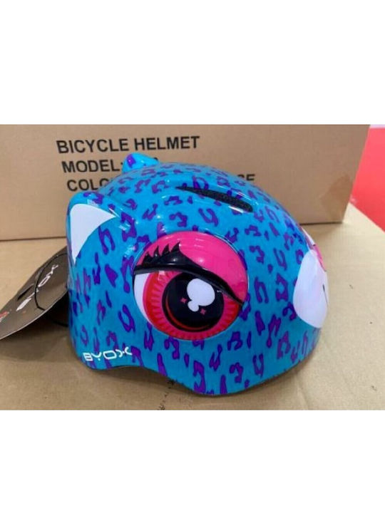 Byox Kids' Helmet for City Bike Turquoise with LED Light