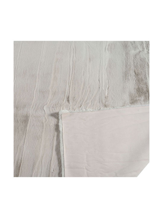 Polcarpet Rabbit White 80 Rug Rectangular Furry White