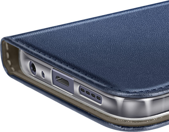 Avizar Folio Case Realme Note 60 Card Holder Video Stand Function Dark Blue