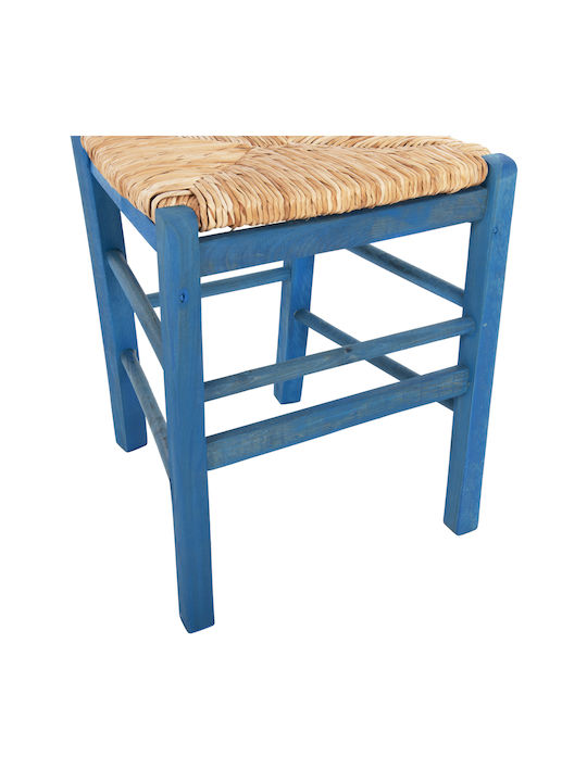 Jhett Καρέκλα Καφενείου Ξύλινη Μπλε 40.5x43x88εκ.