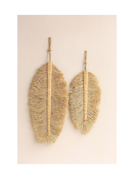 Atmosphera Wall Decor Raffia from Raffia 24x50cm 2 Pieces