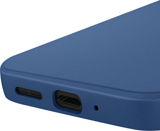 Husă Moale Din Silicon Avizar OnePlus Nord CE5 Albastru Cu Textură Moale