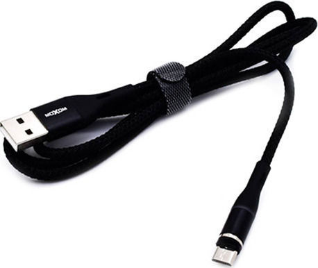 Moxom Braided / Magnetic USB to Lightning / Type-C / micro USB 1m 2.4A Cable (6500)