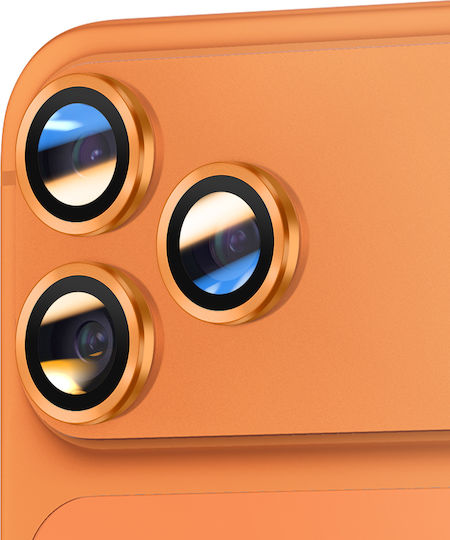 Avizar Camera Lens Protection Iphone 17 Pro Max Reinforced Contour Orange