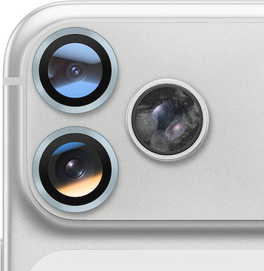 Avizar Camera Lens Protection Iphone 17 Pro Max Reinforced Contour Light Blue