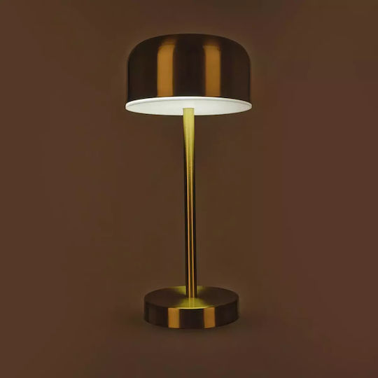 Table Lamp LED with Black Shade and Base