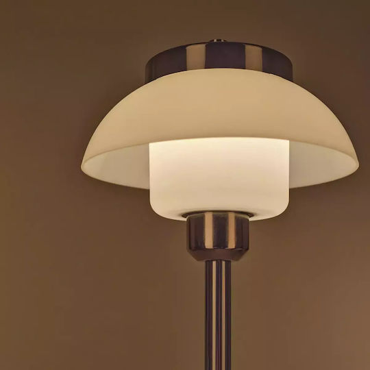 Metal Table Lamp for Socket E27 LED with Gold Shade and Base