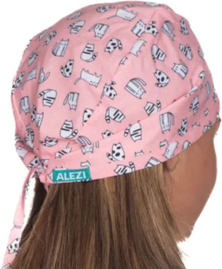 Alezi Cats Unisex Σκουφάκι Χειρουργείου