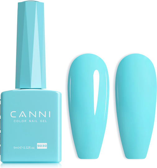 Canni Color Ημιμόνιμο Βερνίκι Νυχιών Turquoise Blue 9ml