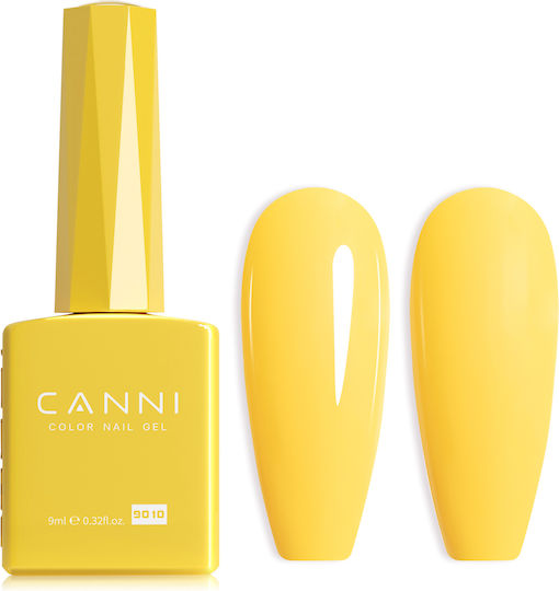 Canni Color Semi-Permanent Nail Polish Daisy Yellow 9ml 1pcs