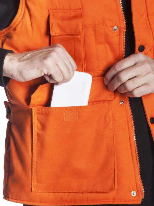 Fageo Bărbați Vestă de siguranță Roșu