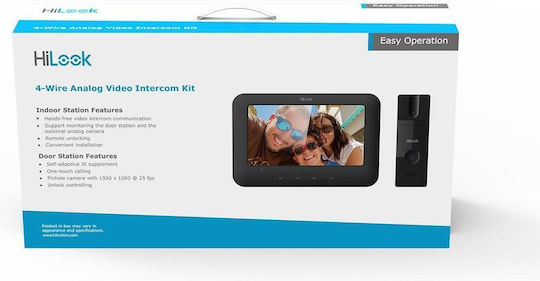 Hikvision Σετ Θυροτηλεόρασης Μαύρο