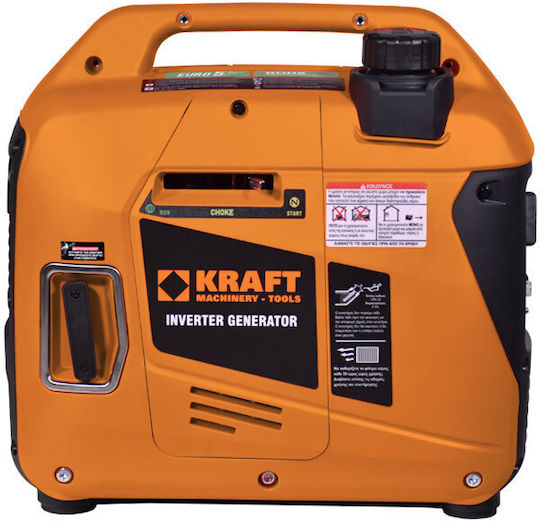 Kraft 1400i Silent Suitcase Type Gasoline Four-Stroke Inverter Generator with Manual Starter and Power (Max) 1.38kVA