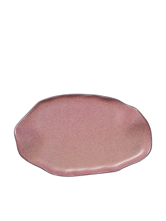 Fine Serving Platter Oval made of Porcelain Pink Fine Serving Platter Oval made of Porcelain Pink
