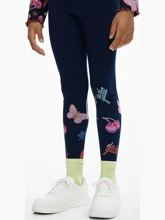 Kids Legging Long Navy Stickers