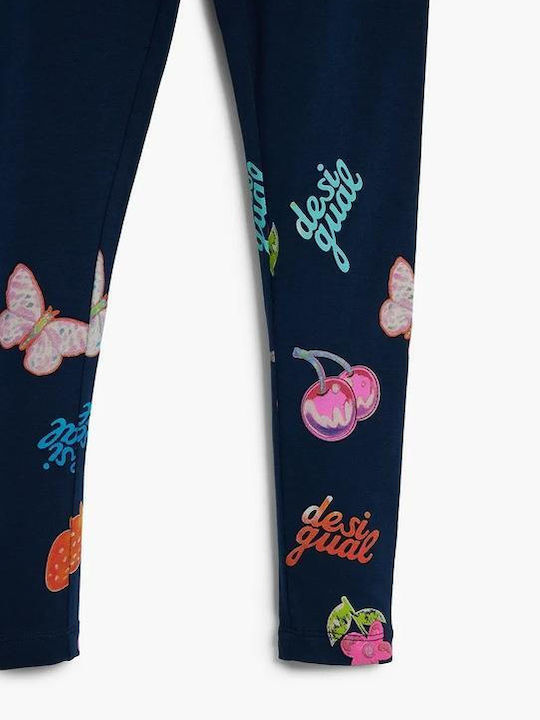 Kids Legging Long Navy Stickers