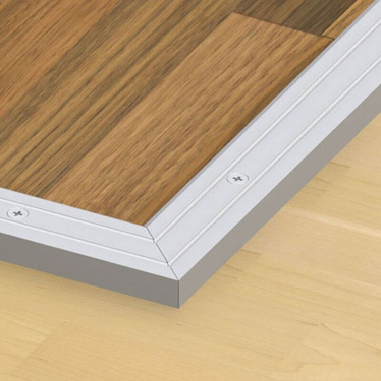 Alfer Aluminium Profile Aluminum for Steps 100x2.5x1cm