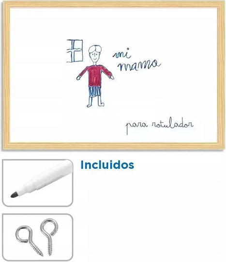 Madrid Papel Hanging Dry Erase Board 60x90cm