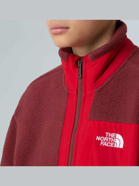 Kids Sweatshirt Cardigan Burgundy