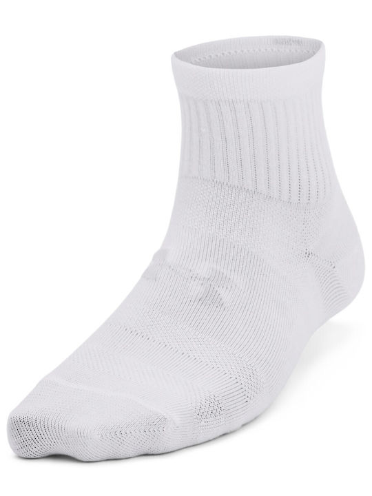 Under Armour Essential Αθλητικές Κάλτσες Λευκές