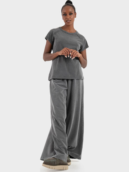 Γυναικείο T-shirt Dark Grey