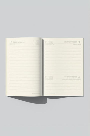Ημερολογιο Ημερησιο 2026 Adbook 17x25cm Botanical Μεντα 3233-31
