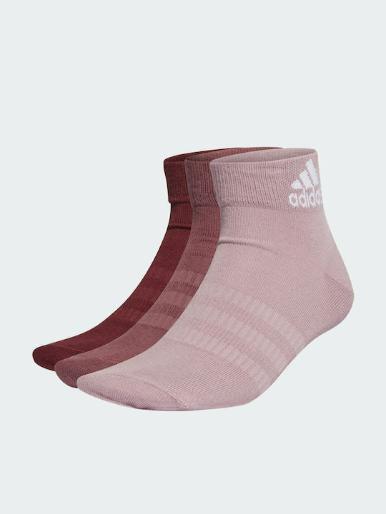 adidas Performance Light Low Κάλτσες για Crossfit Πολύχρωμες 3 Ζεύγη