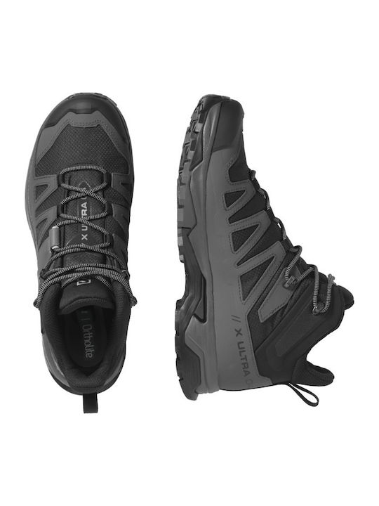 Salomon X Ultra 4 Men's Hiking Waterproof Boots with Gore-Tex Membrane Gray