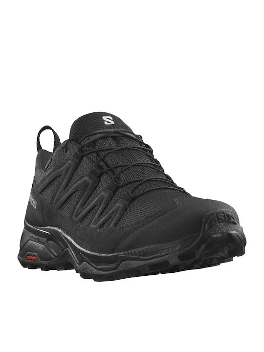 Salomon X Ward GTX Men's Hiking Shoes Waterproof with Gore-Tex Membrane Black