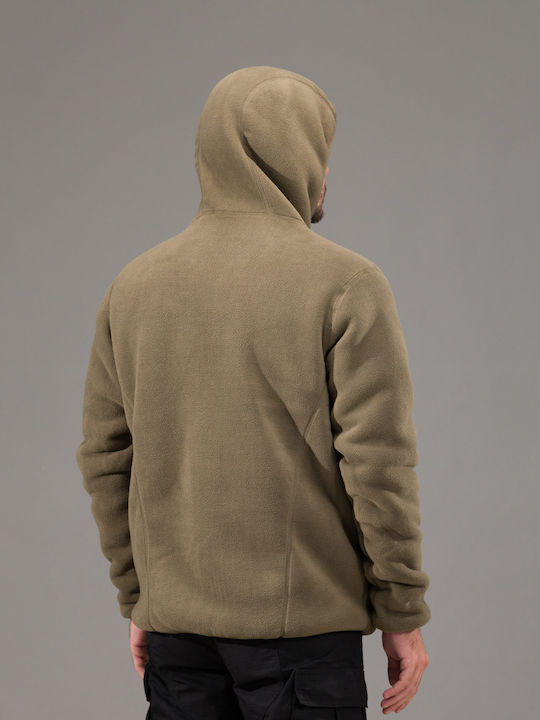 Pentagon Ianos Sherpa Hunting Cardigan Fleece Khaki