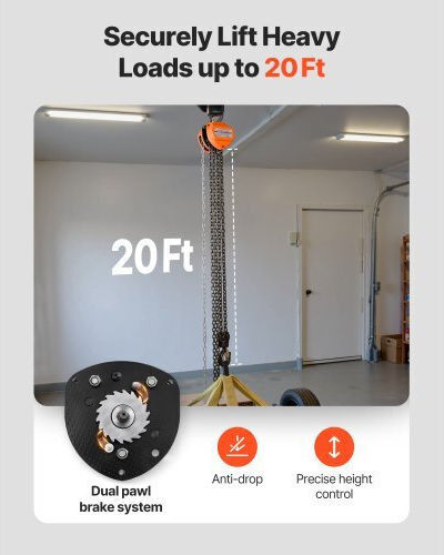 Vevor Chain Hoist Orange