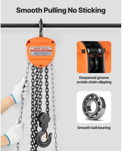 Vevor Chain Hoist Orange