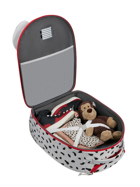 Samsonite Happy Sammies Kids Cabin Travel Suitcase Black and White with 4 Wheels