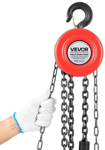Vevor Παλάγκο Αλυσίδας σε Κόκκινο Χρώμα