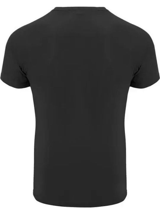 Roly Ανδρικό Διαφημιστικό T-shirt Κοντομάνικο Μαυρο/ Black