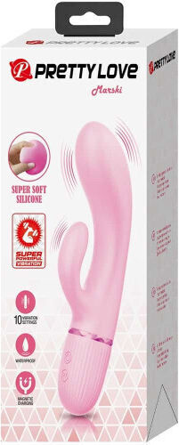 Pretty Love Marski Classic Vibrator 18cm Pink