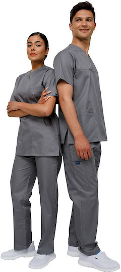 Ultima Unisex Σετ Ιατρικό Παντελόνι και Μπλούζα από Βαμβάκι και Πολυεστέρα