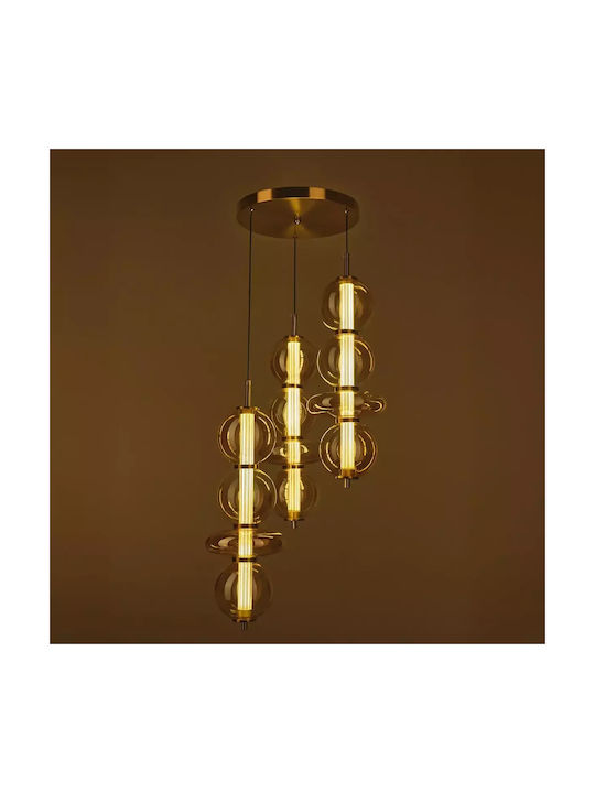 Hängelampe Gold