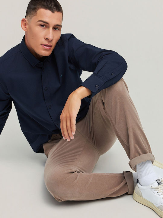 Trousers Chino in Regular Fit Brown