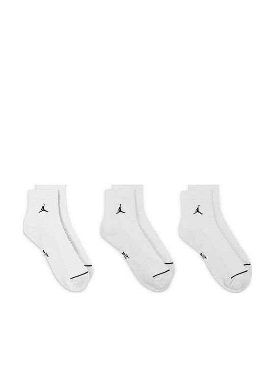 Jordan Everyday Athletic Socks White 3 Pairs