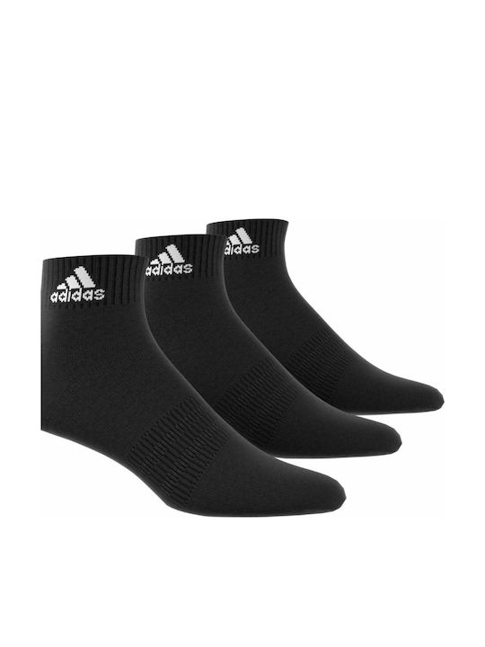 adidas Thin And Light Running Κάλτσες Μαύρες 3 Ζεύγη