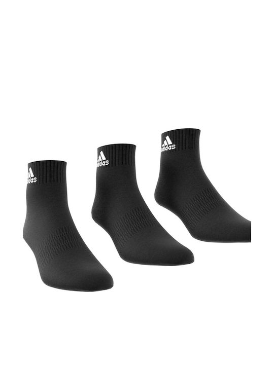 adidas Thin And Light Running Κάλτσες Μαύρες 3 Ζεύγη