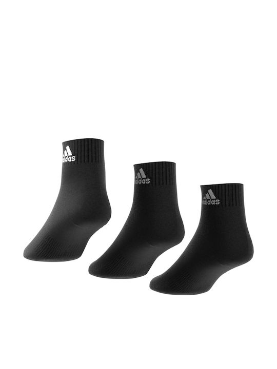 adidas Thin And Light Running Κάλτσες Μαύρες 3 Ζεύγη