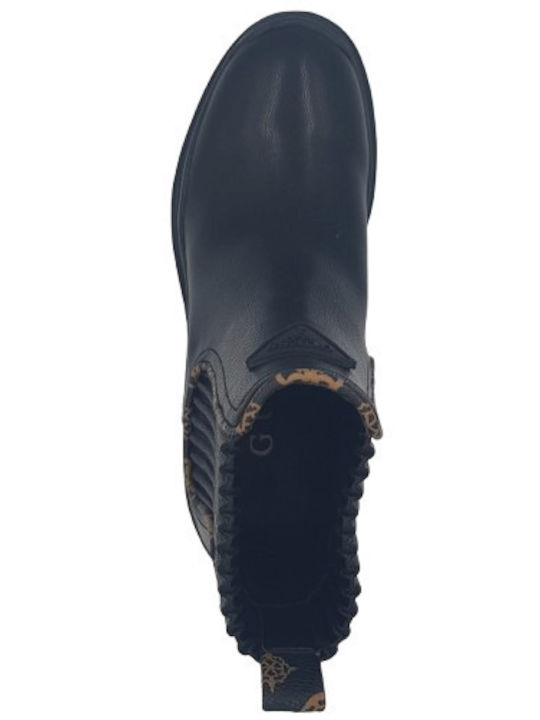 Damen Chelsea Stiefeletten Schwarz