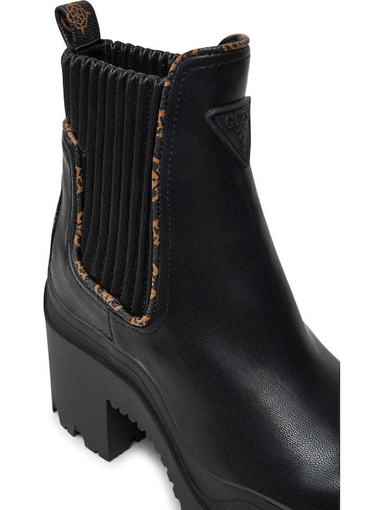 Damen Chelsea Stiefeletten Schwarz