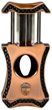 Viper Rocky Patel Zigarrenschneider V-cut Carbon Gold-Schwarz 60r
