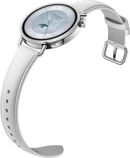 Xiaomi Watch S4 Aluminium 41mm Waterproof with Heart Rate Monitor (White)