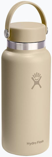 Hydro Flask Stainless Steel Thermos Bottle 945ml Oat