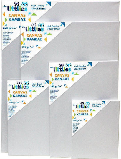 The Littlies Canvas White